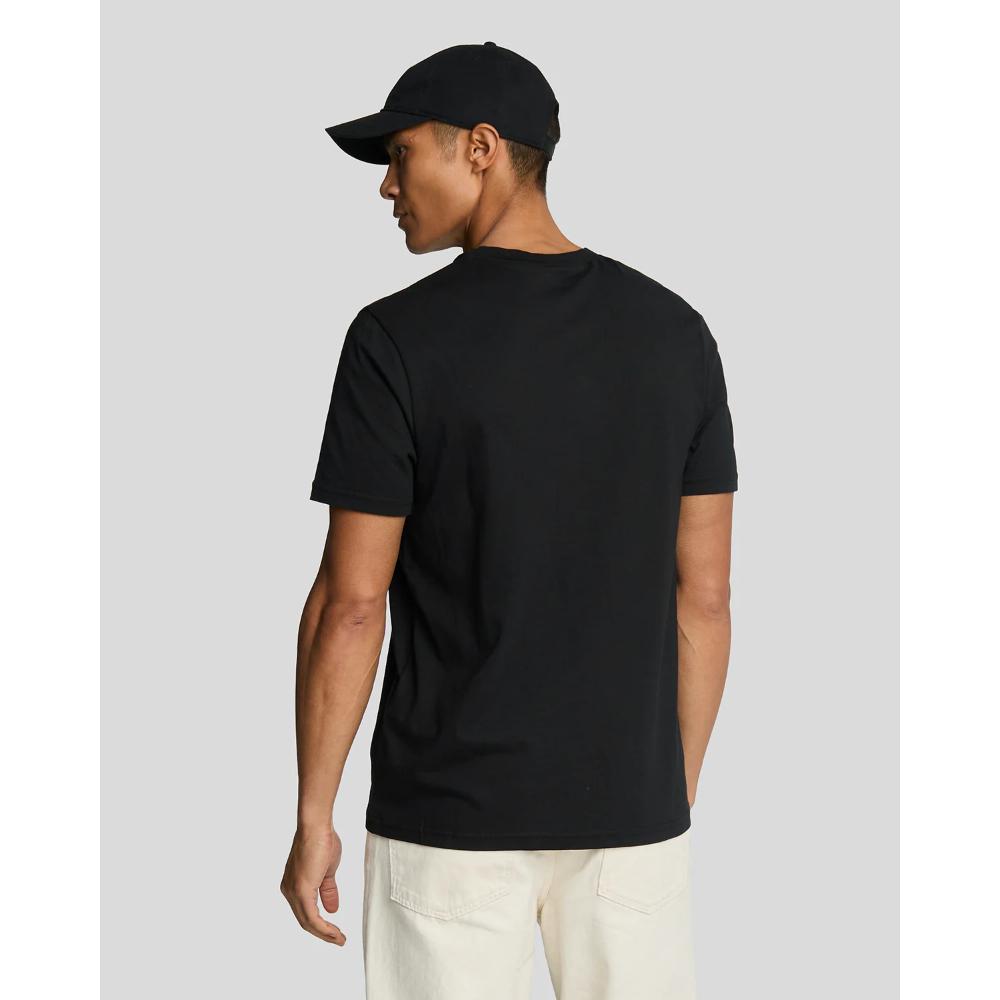 Lyle & Scoot Plain T-Shirt Uomo Jet Black