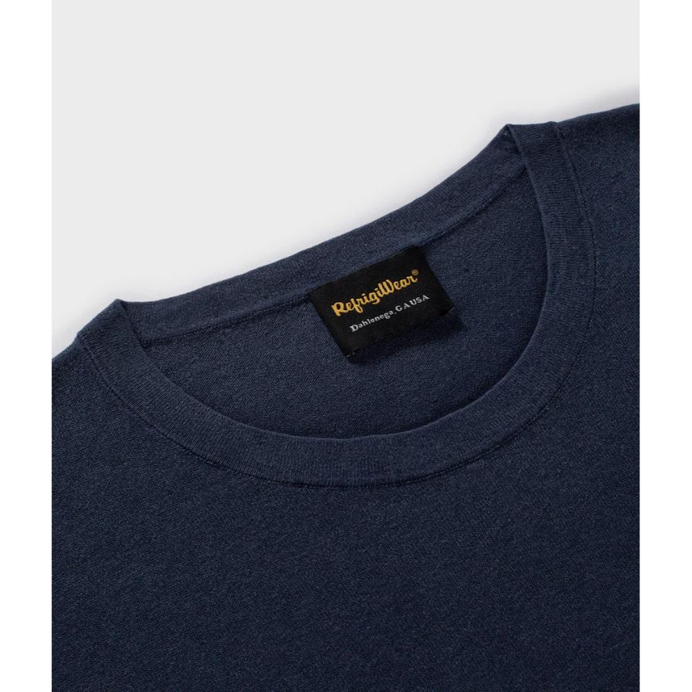 Refrigiwear Fargo Knit T-Shirt Uomo Blue Nights