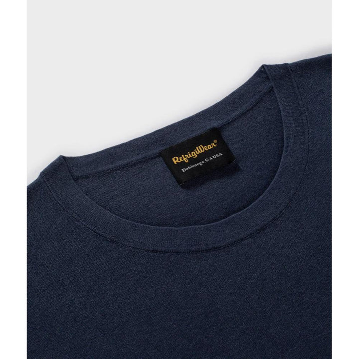 Refrigiwear Fargo Knit T-Shirt Uomo Blue Nights