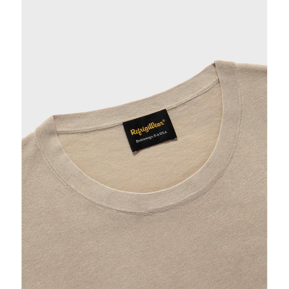 Refrigiwear Fargo Knit T-Shirt Uomo Peyote