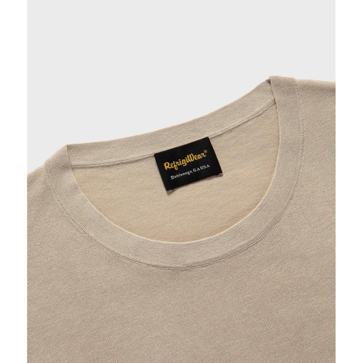 Refrigiwear Fargo Knit T-Shirt Uomo Peyote