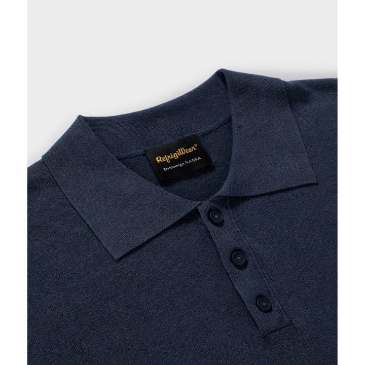 Refrigiwear Sid Knit Polo Uomo Blue Night