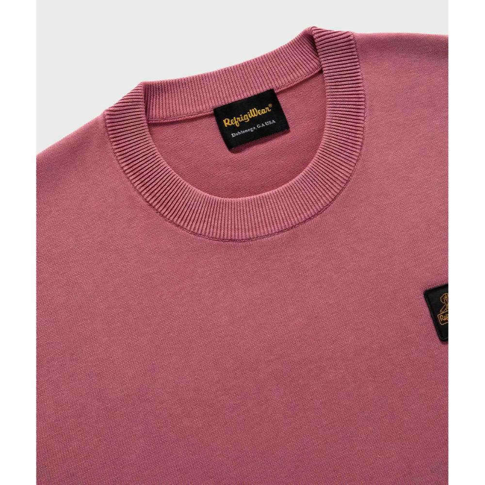 Refrigiwear Maglione Girocollo Omar Uomo Heather Rose