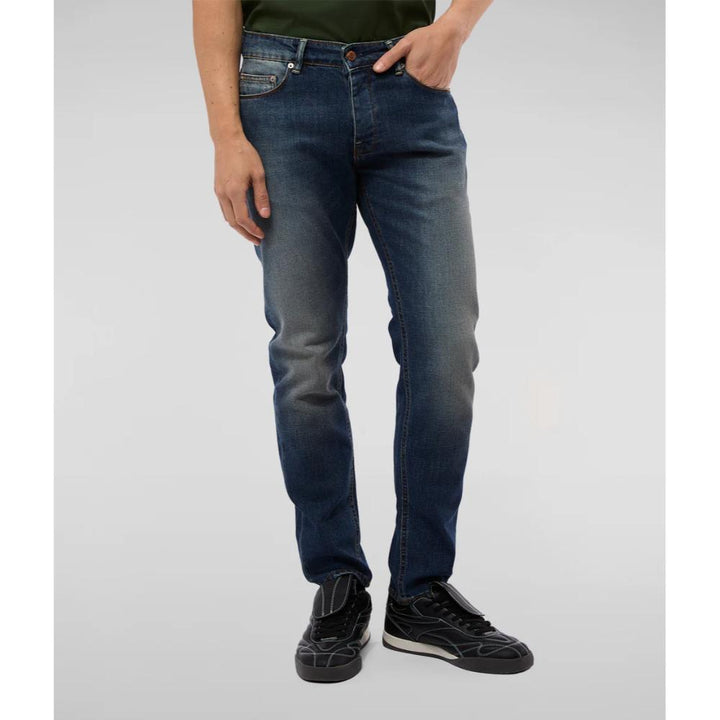 Refrigiwear Denver Denim Uomo Dark Blue Con Effetto Vintage