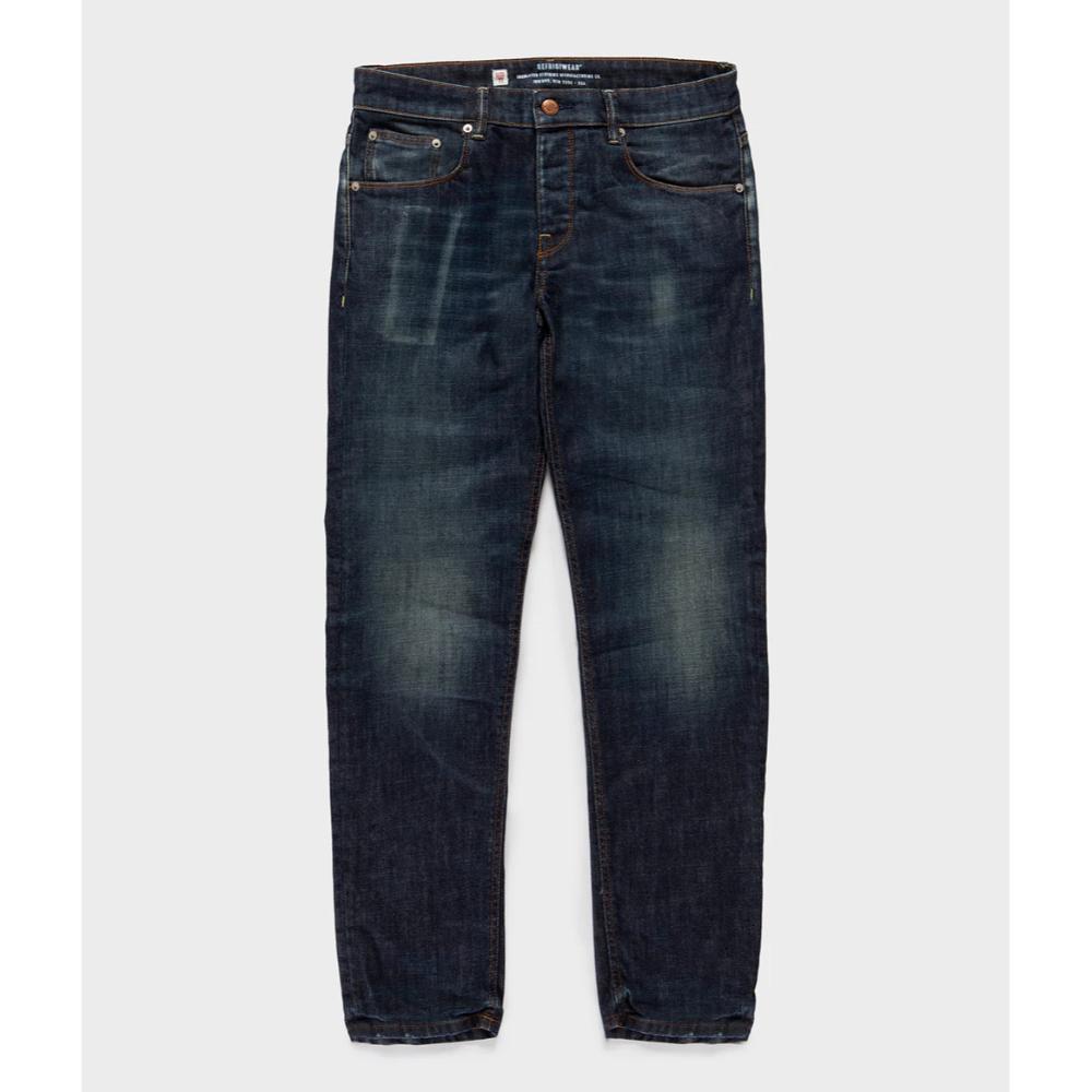 Refrigiwear Bruce Denim Uomo Dark Blue Con Trattamento Light-Wash.