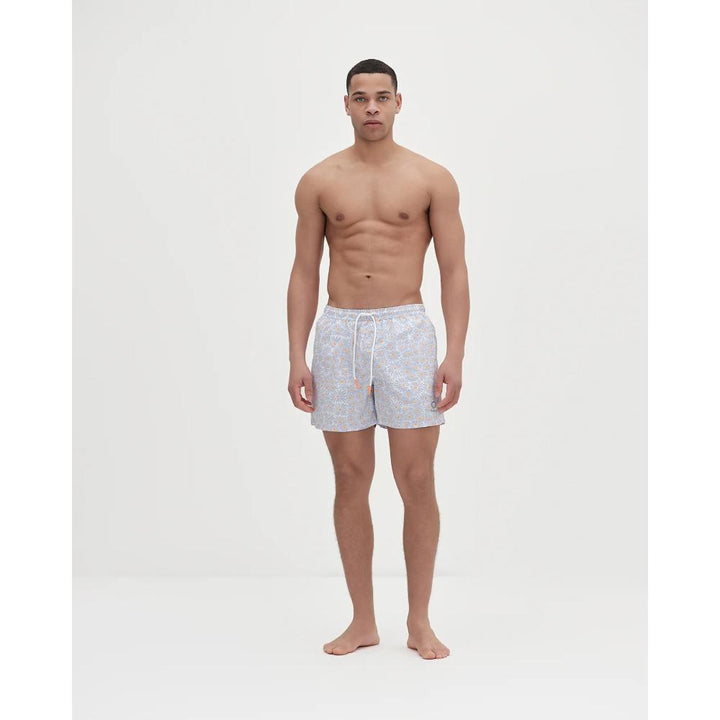 Suns Costume Boxer Capri Uomo Margherita White