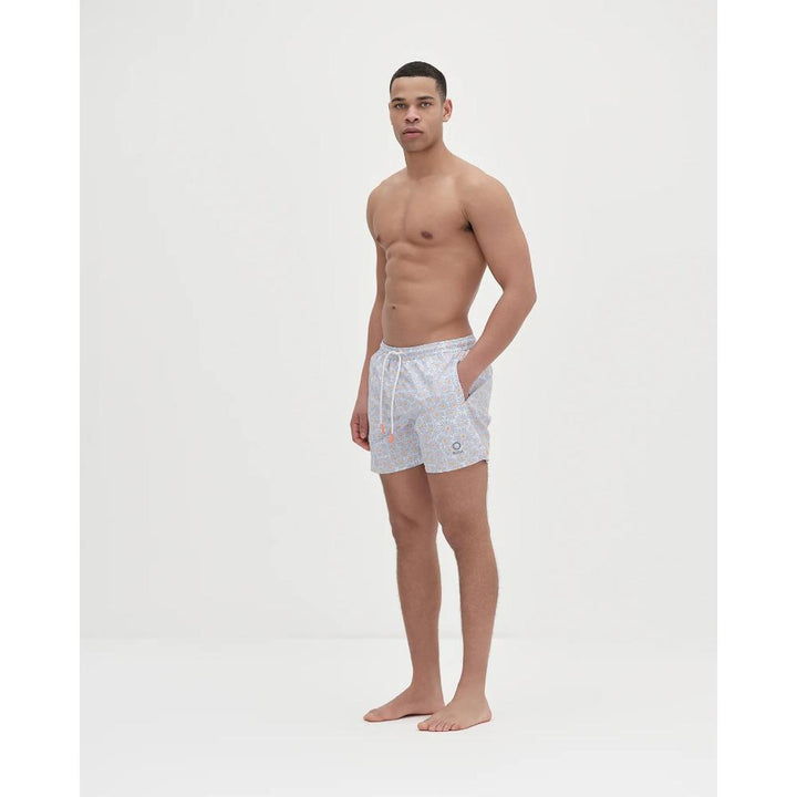 Suns Costume Boxer Capri Uomo Margherita White