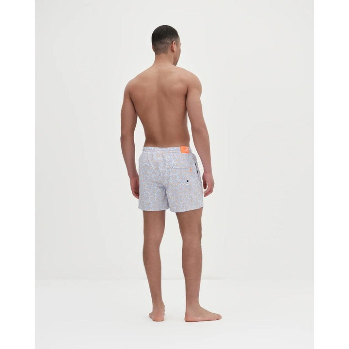 Suns Costume Boxer Capri Uomo Margherita White