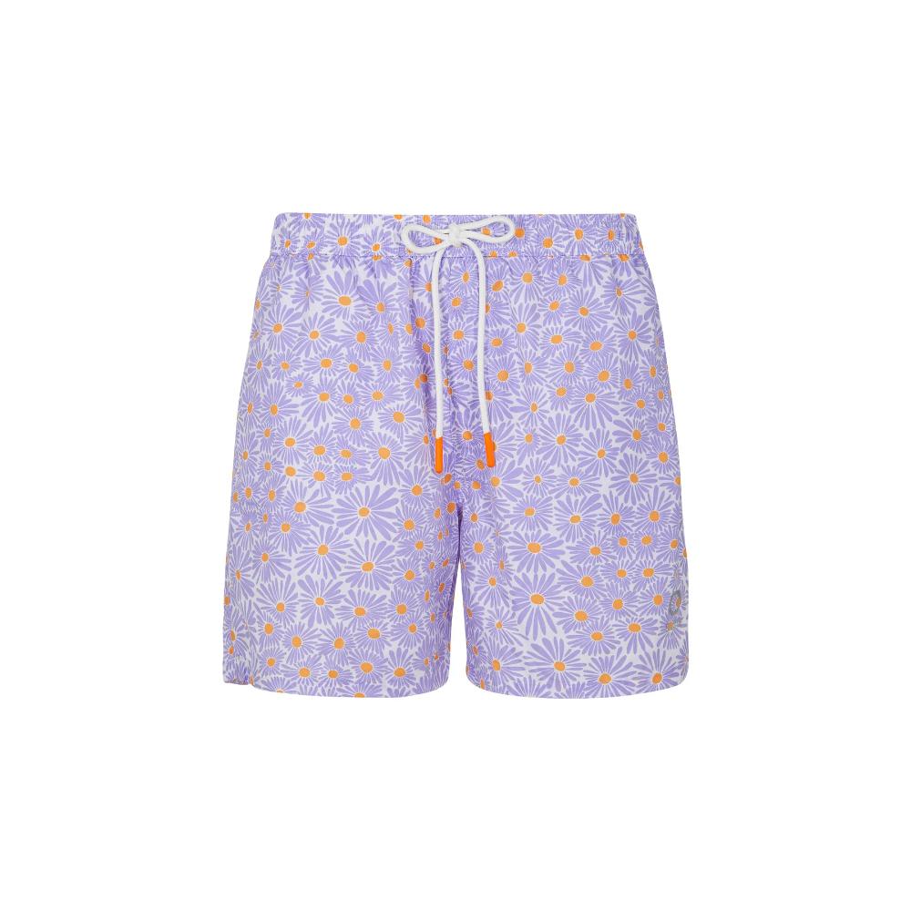 Suns Costume Boxer Capri Uomo Margherita White