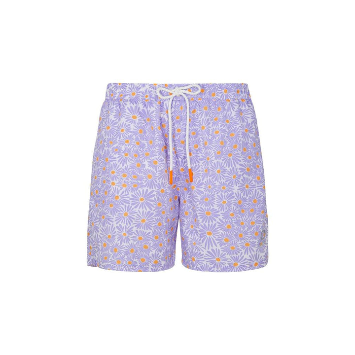 Suns Costume Boxer Capri Uomo Margherita White