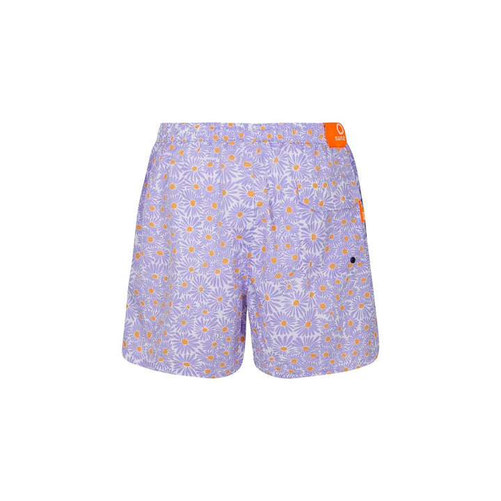 Suns Costume Boxer Capri Uomo Margherita White