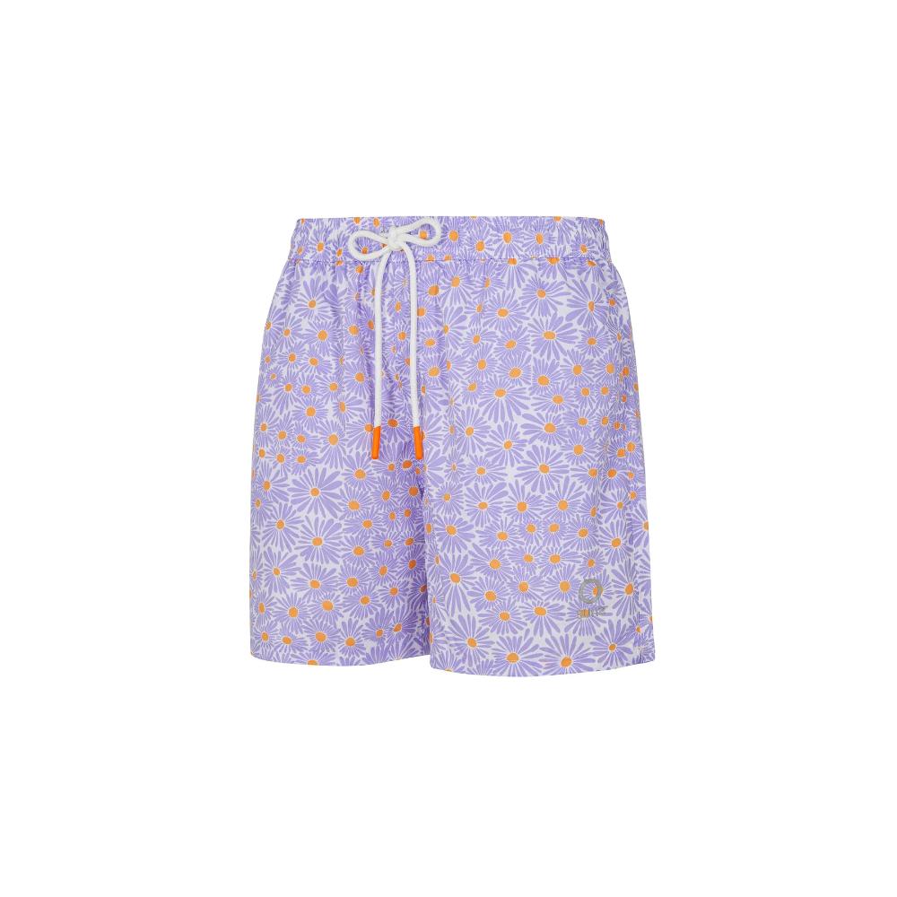 Suns Costume Boxer Capri Uomo Margherita White