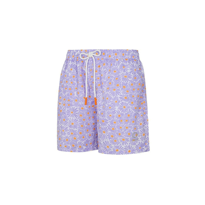 Suns Costume Boxer Capri Uomo Margherita White