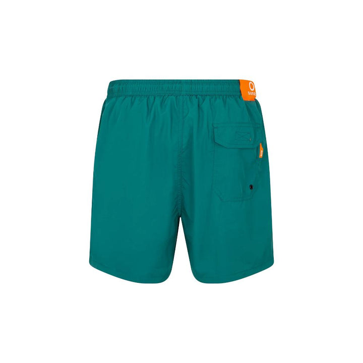 Suns Costume Boxer Santa Margherita Uomo Green