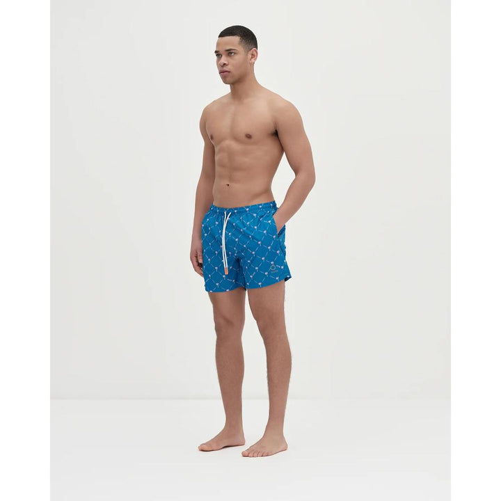Suns Costume Boxer Capri Uomo Minipalm Royal