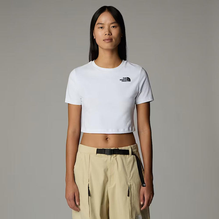 The North Face T-shirt Corta In Vita Donna White