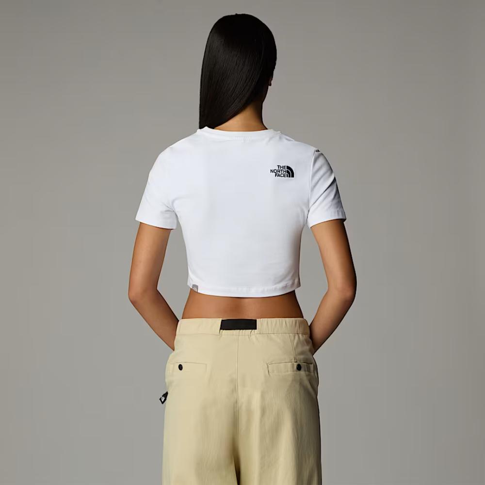 The North Face T-shirt Corta In Vita Donna White