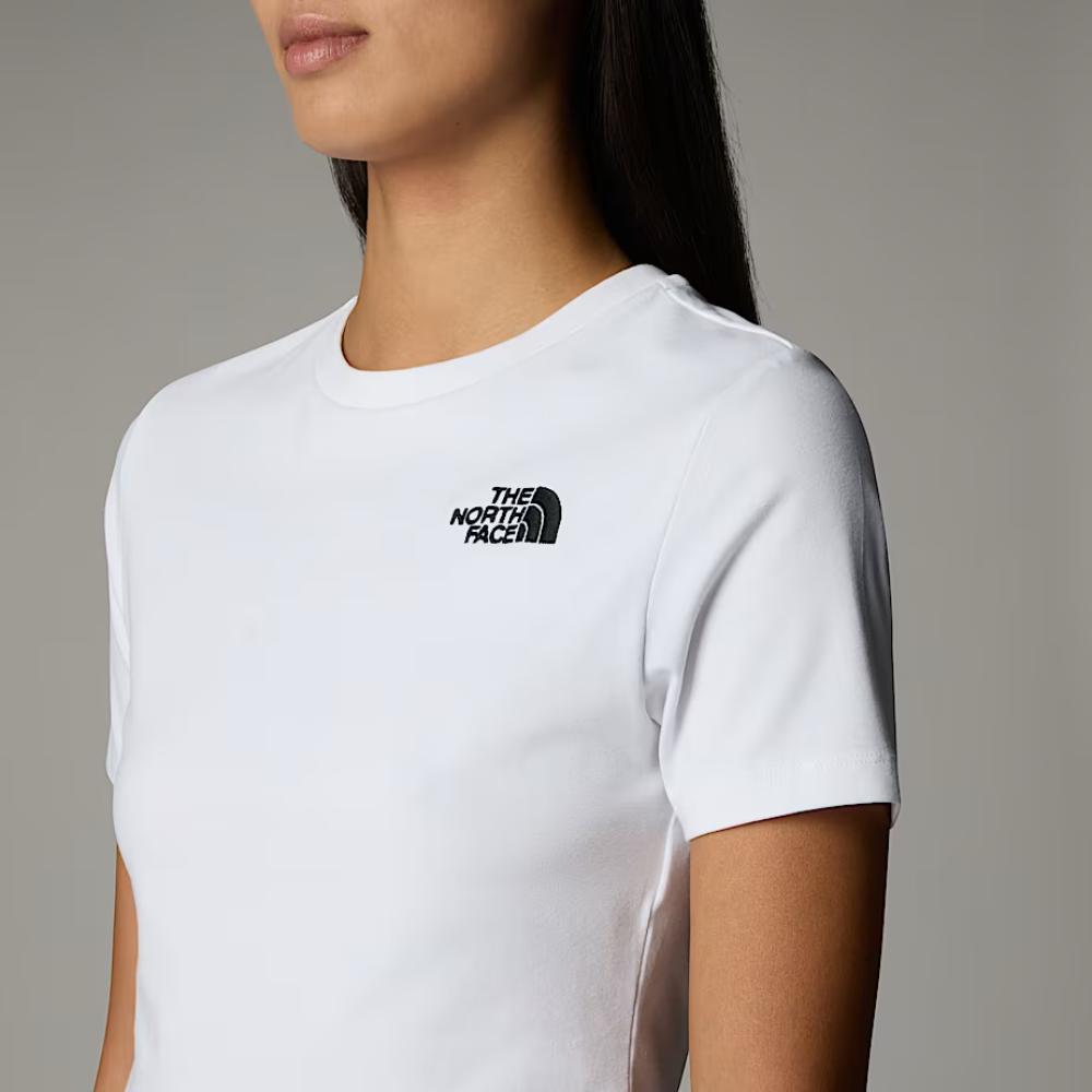 The North Face T-shirt Corta In Vita Donna White