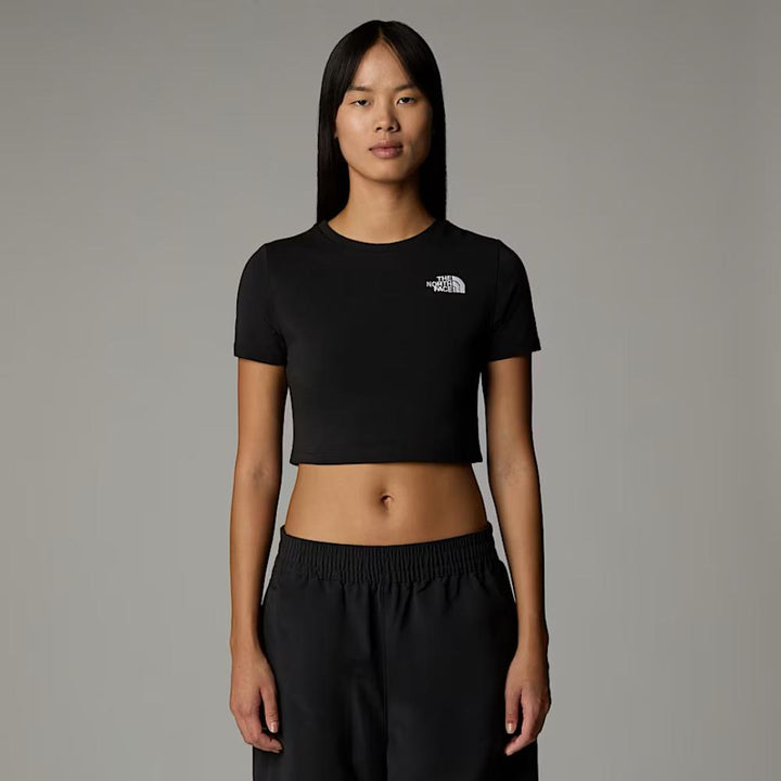 The North Face T-shirt Corta In Vita Donna Black