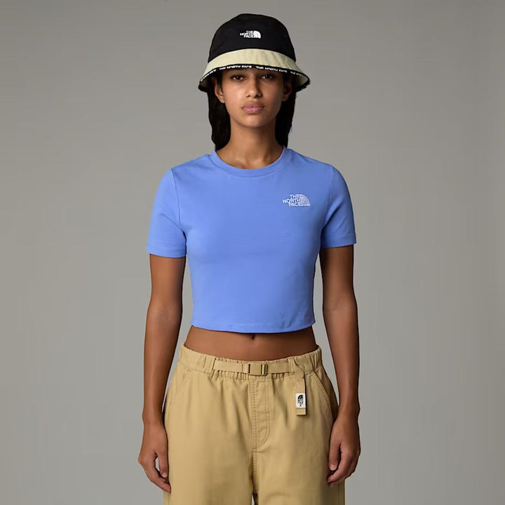 The North Face T-shirt Corta In Vita Donna Virtual Blue