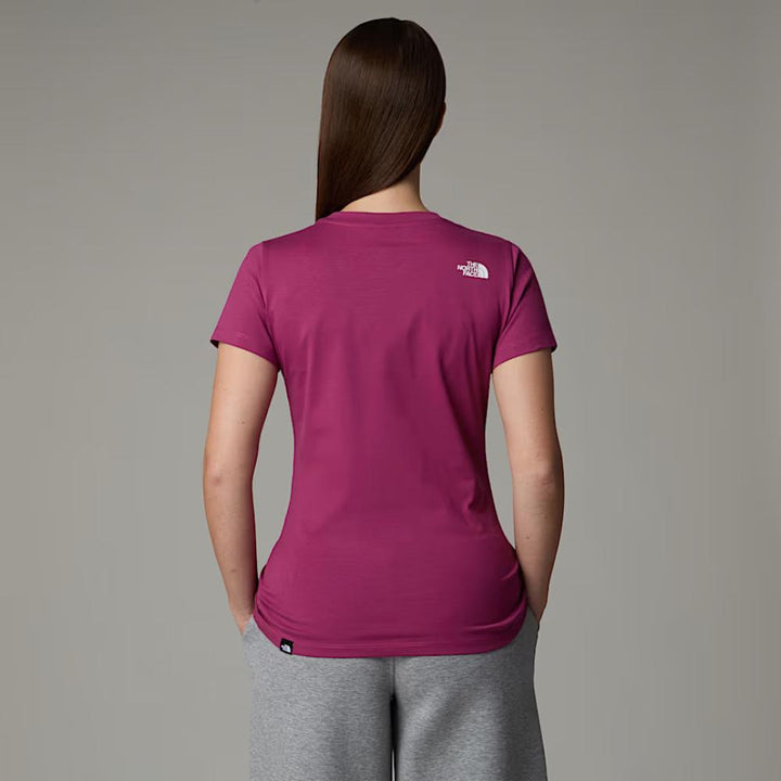 The North Face T-shirt Simple Dome Donna Cyber Berry