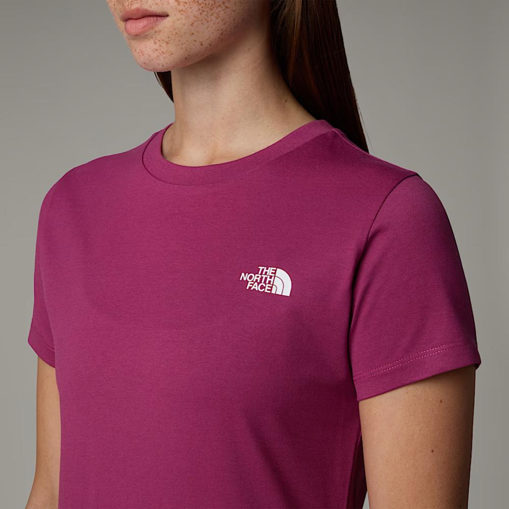 The North Face T-shirt Simple Dome Donna Cyber Berry