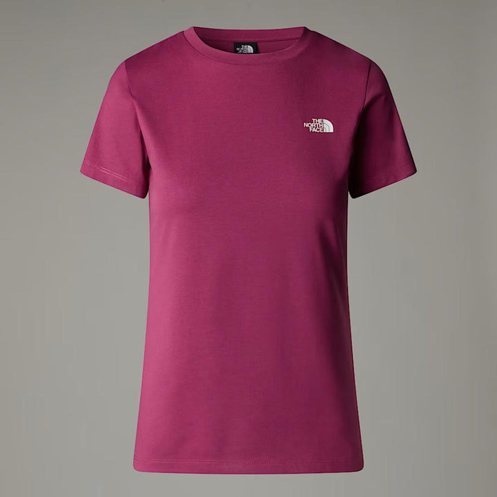 The North Face T-shirt Simple Dome Donna Cyber Berry