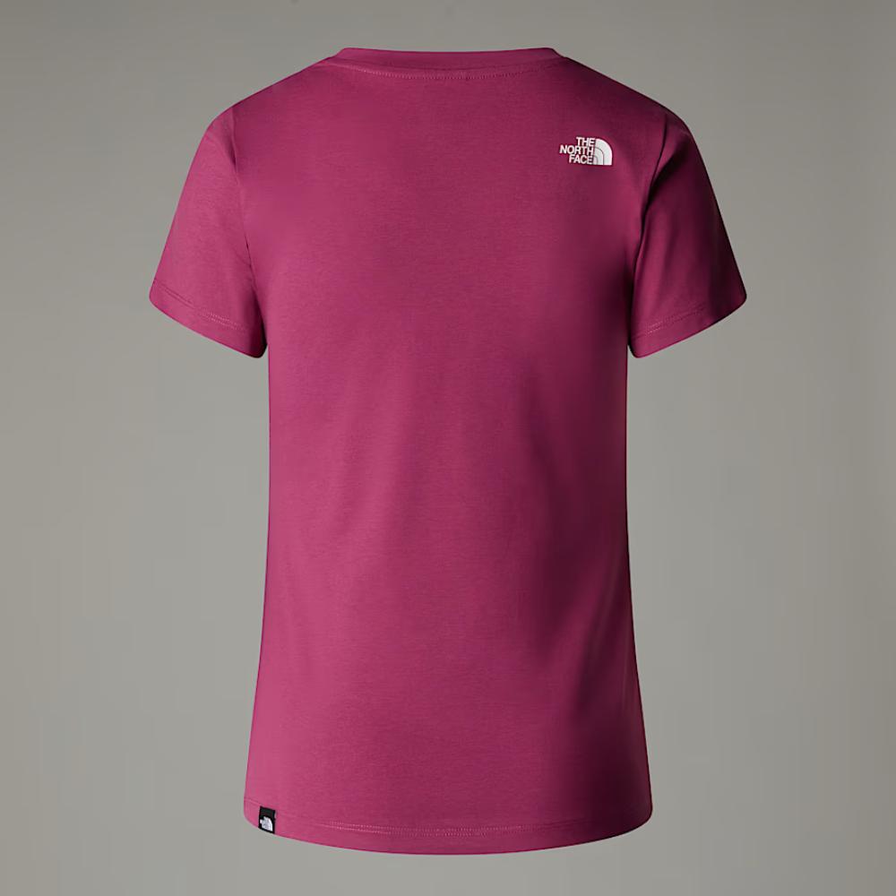 The North Face T-shirt Simple Dome Donna Cyber Berry