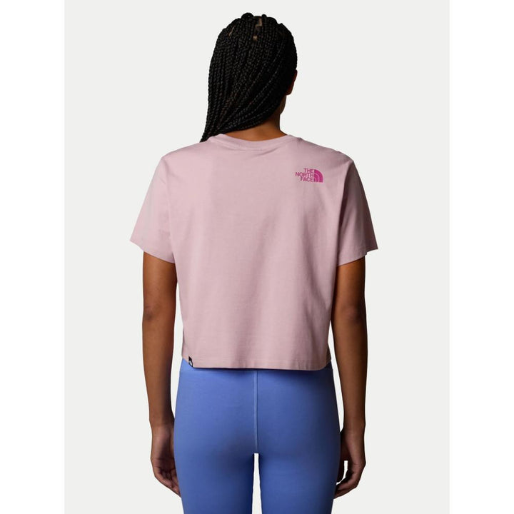 The North Face T-shirt Easy Relaxed Cropped Donna Light Pink