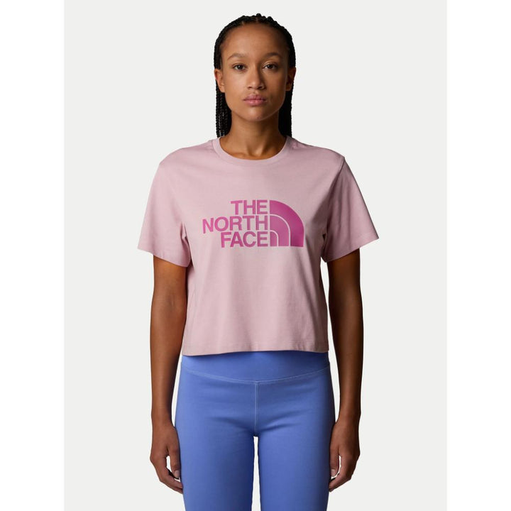 The North Face T-shirt Easy Relaxed Cropped Donna Light Pink