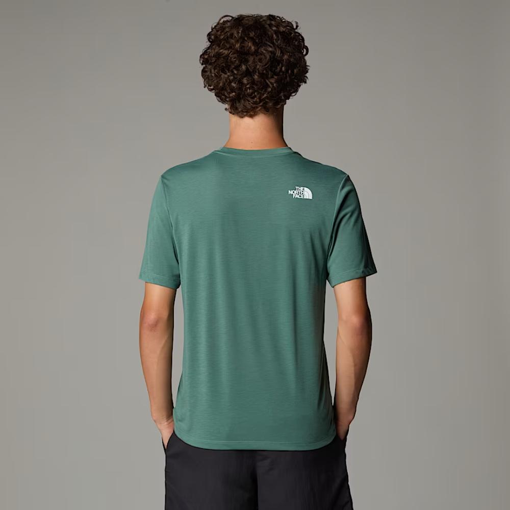 The North Face T-shirt Foundation Abstract Uomo Duck Green