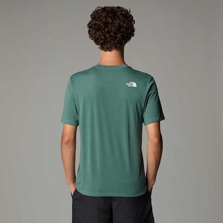 The North Face T-shirt Foundation Abstract Uomo Duck Green