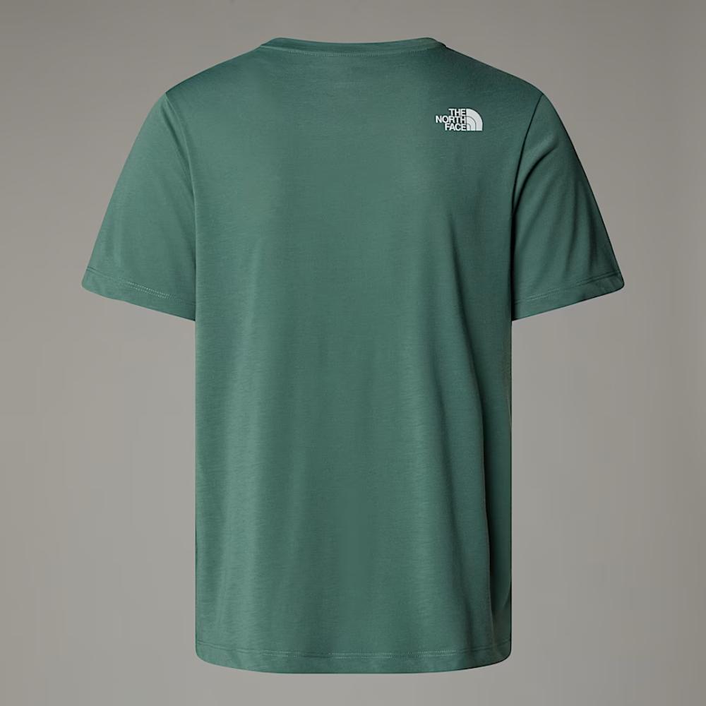 The North Face T-shirt Foundation Abstract Uomo Duck Green
