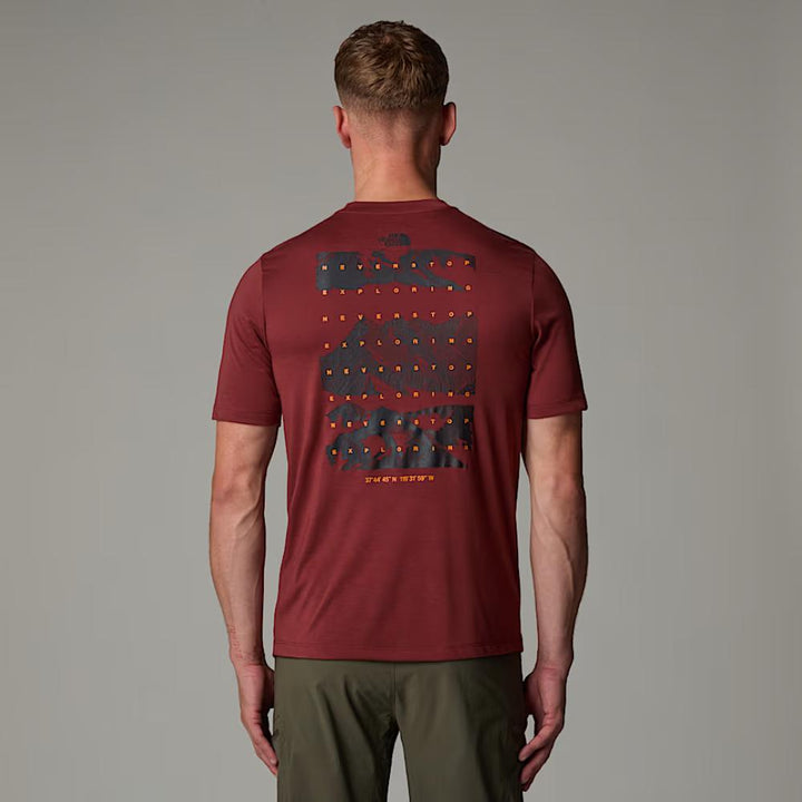 The North Face T-shirt Foundation Mountain Uomo Sumac