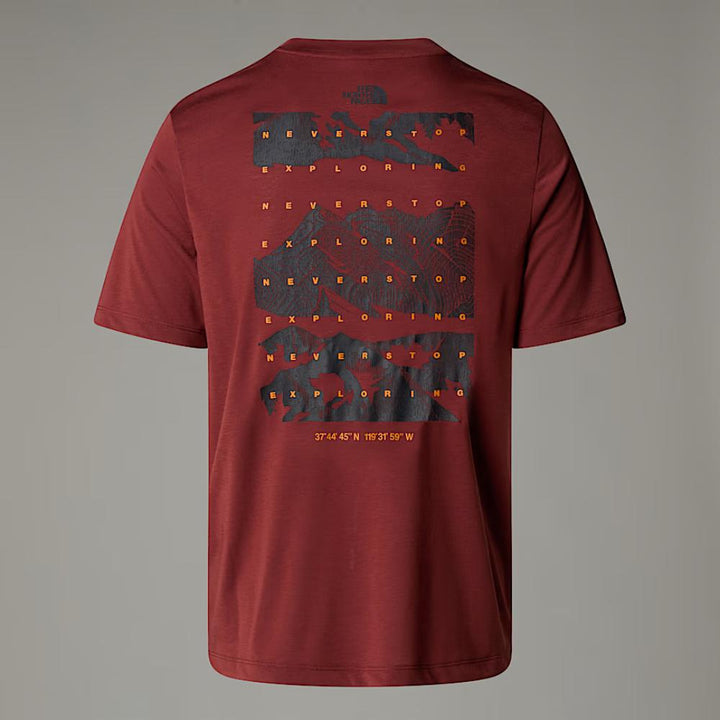 The North Face T-shirt Foundation Mountain Uomo Sumac