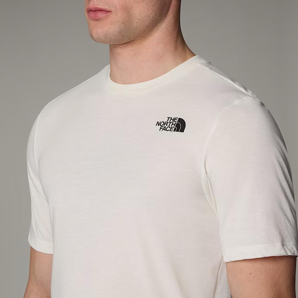The North Face T-shirt Foundation Mountain Uomo White Dune