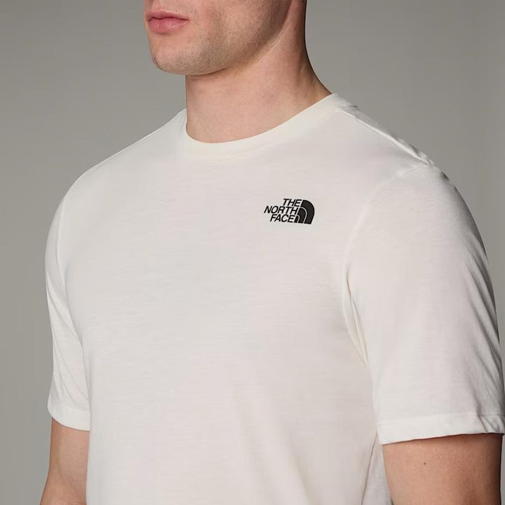 The North Face T-shirt Foundation Mountain Uomo White Dune