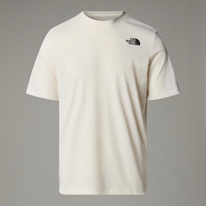 The North Face T-shirt Foundation Mountain Uomo White Dune