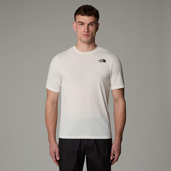 The North Face T-shirt Foundation Mountain Uomo White Dune