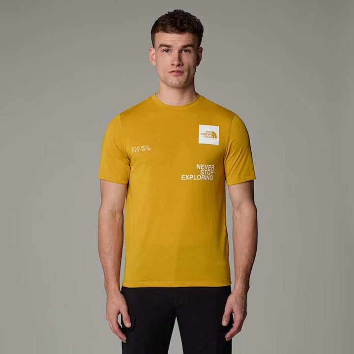 The North Face T-shirt Foundation Mountain Coordinates da uomo