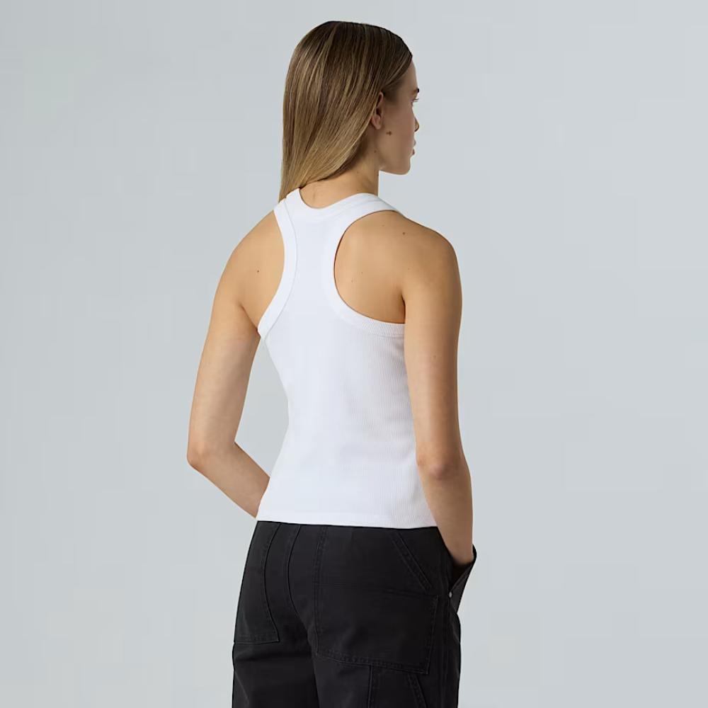 The North Face Canotta Slim Rib Donna White