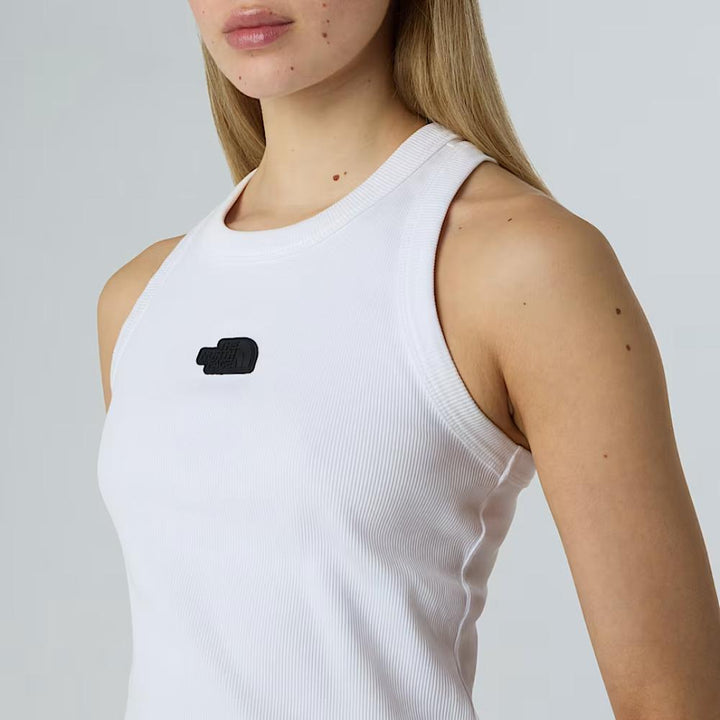 The North Face Canotta Slim Rib Donna White