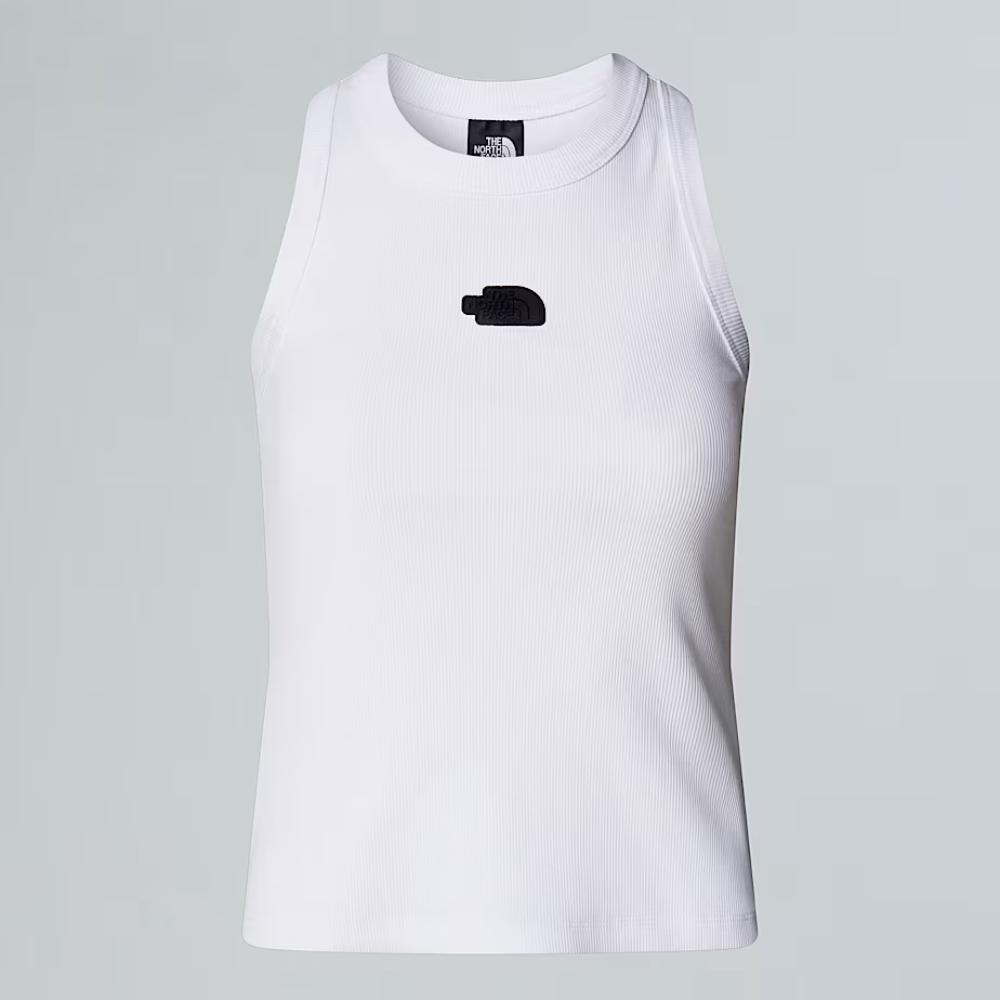 The North Face Canotta Slim Rib Donna White