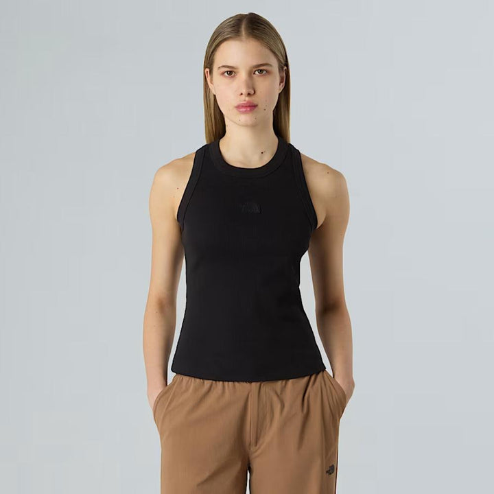 The North Face Canotta Slim Rib Donna Black