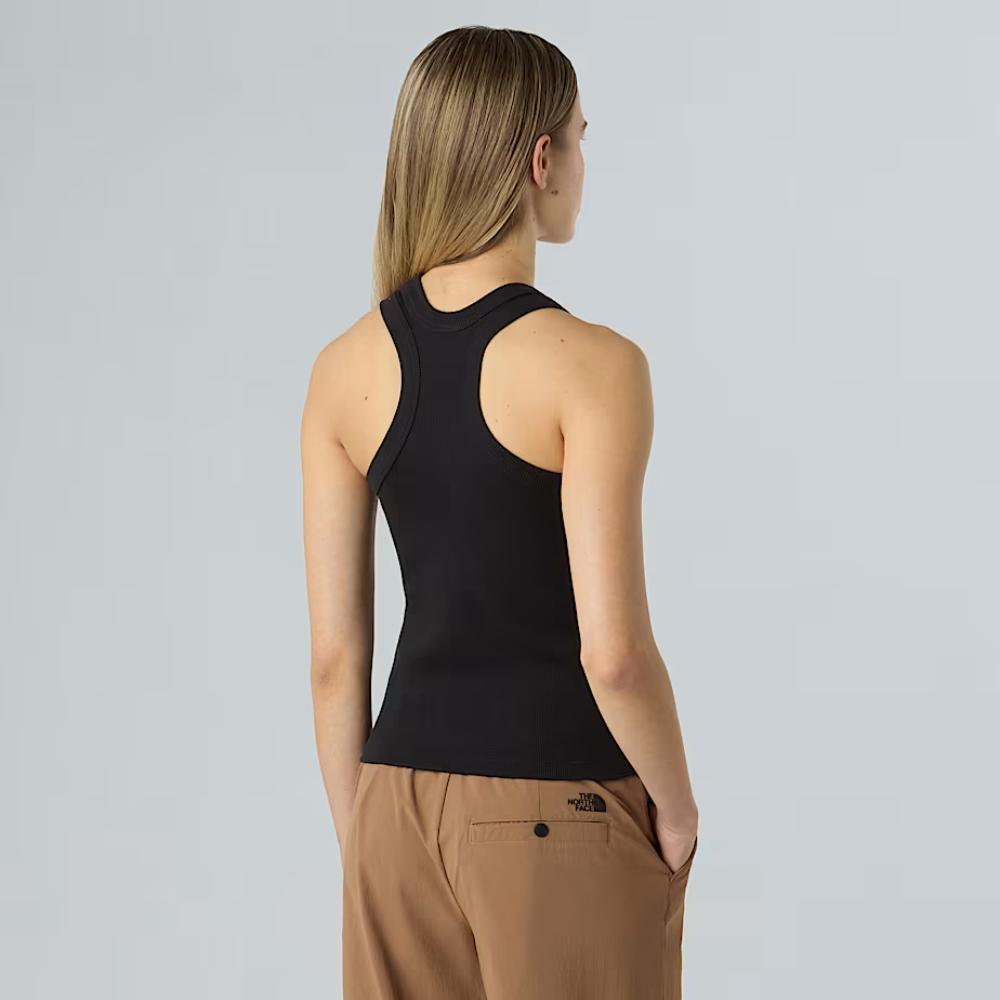 The North Face Canotta Slim Rib Donna Black