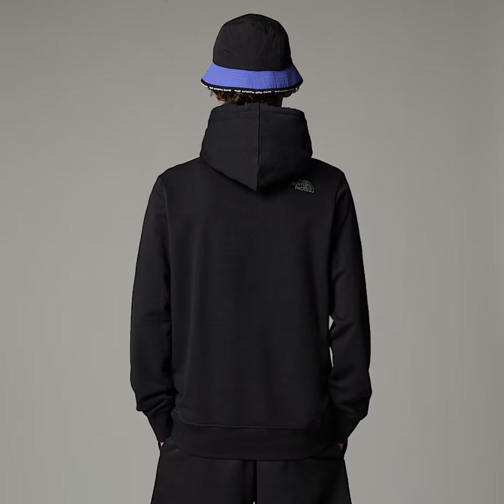 The North Face Felpa Con Cappuccio Drew Peak Light Uomo Black-Duck Green
