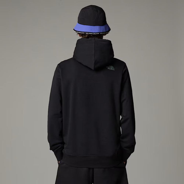 The North Face Felpa Con Cappuccio Drew Peak Light Uomo Black-Duck Green