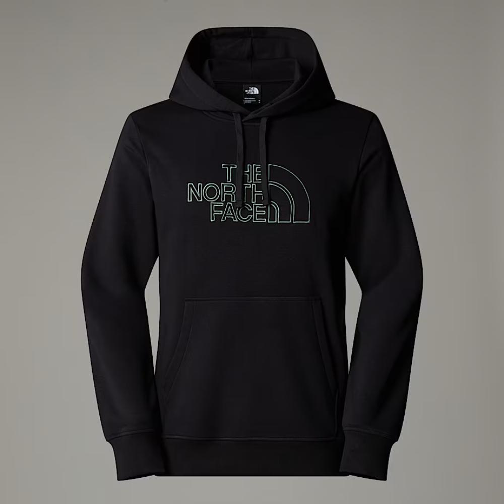 The North Face Felpa Con Cappuccio Drew Peak Light Uomo Black-Duck Green