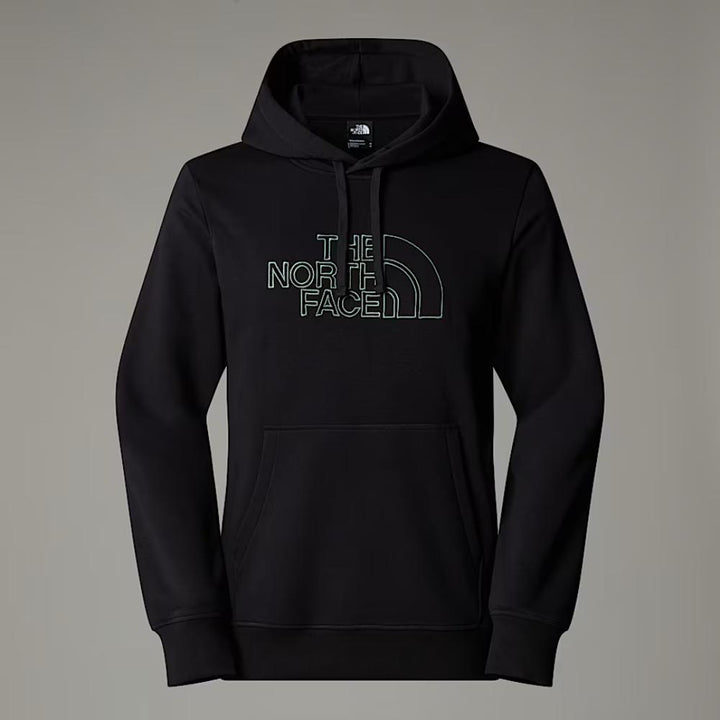 The North Face Felpa Con Cappuccio Drew Peak Light Uomo Black-Duck Green