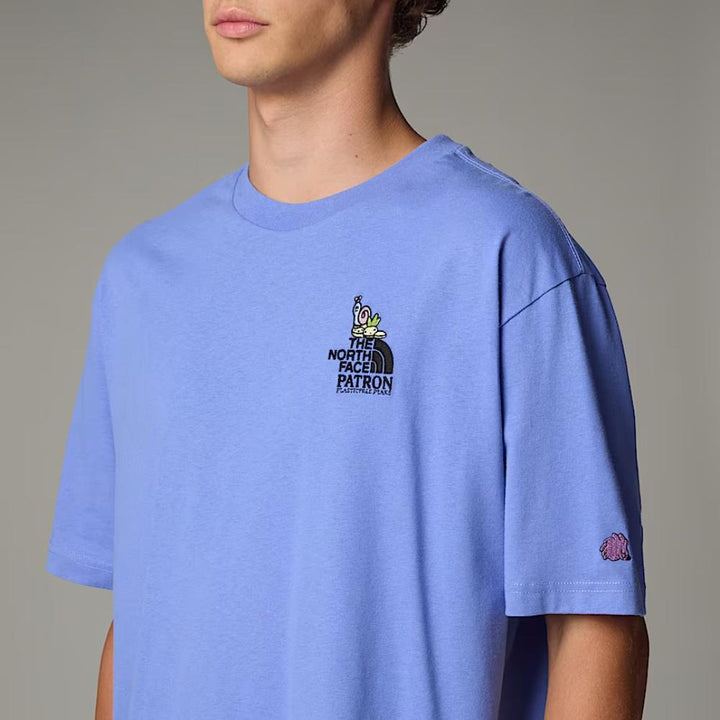 The North Face T-shirt Clean Trails Oversized Unisex Uomo Virtual Blue